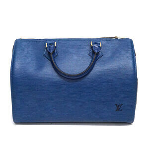 Louis Vuitton Speedy Epi Toledo Blue